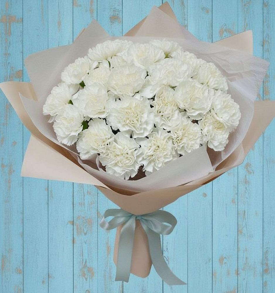 Букет цветов из: Гвоздики в Теткино