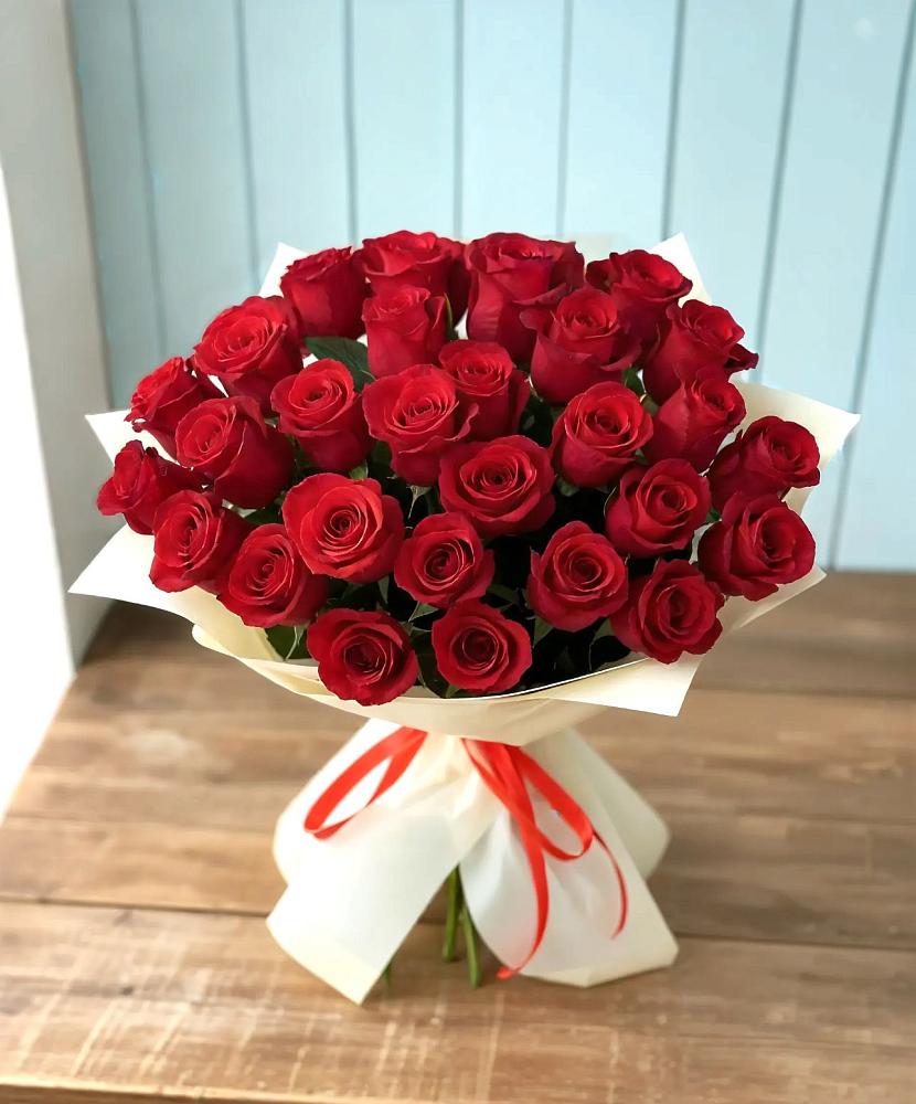 Букет 29 Красных роз в Теткино