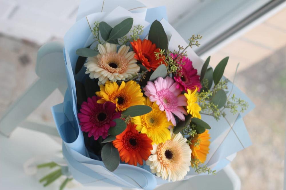 Букет цветов из: Герберы в Теткино