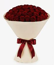Букет 101 Бордовая роза Блэк Бакарра в Теткино