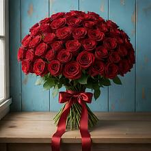 Букет Красные розы Блэк Меджик в Теткино