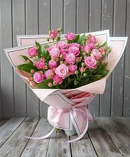Букет Розовый кустик в Теткино