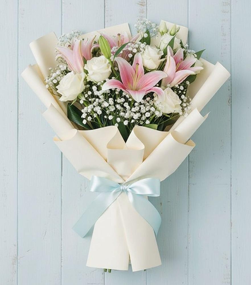 Букет цветов из: Лилии в Теткино