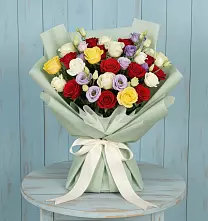 Букет цветов из:  Розы в Теткино