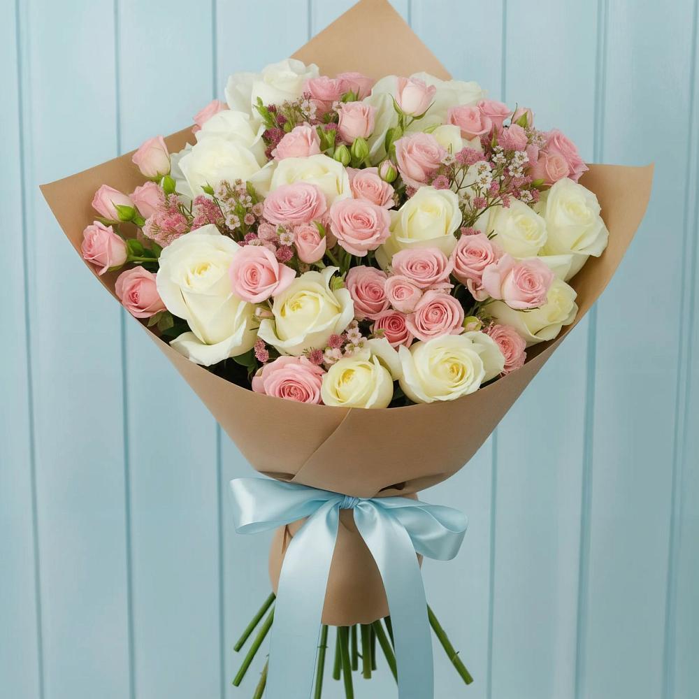 Букет цветов из: Розы в Теткино