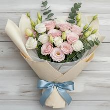 Букет цветов из:  Лизиантусы в Теткино