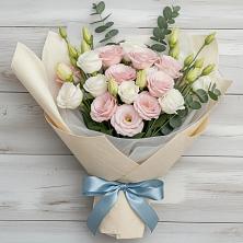 Букет цветов из:  Лизиантусы в Теткино