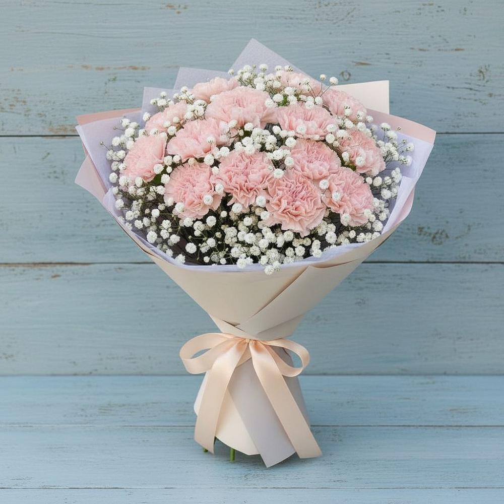 Букет цветов из: Гвоздики в Теткино