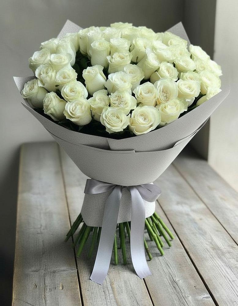 Букет 35 Белых роз в Теткино