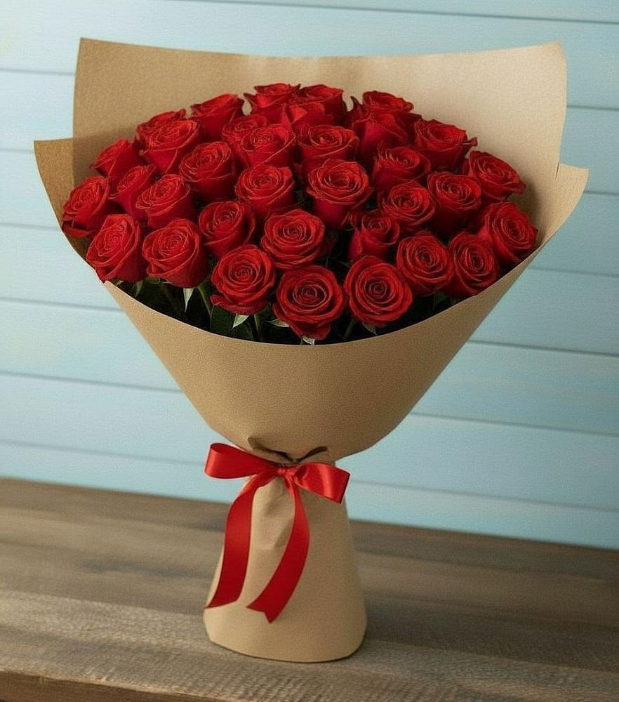 Букет Красные розы Милано в Теткино