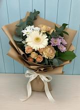 Букет цветов из:  Герберы и Хризантемы в Теткино