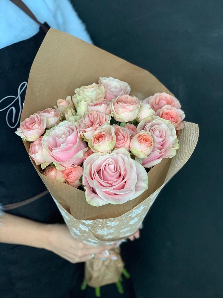 Букет цветов из: Хризантемы и Розы в Теткино