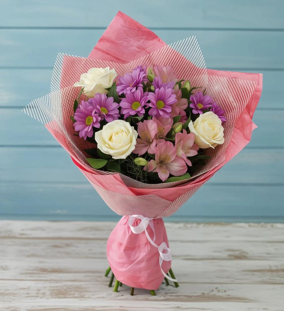 Букет цветов из: Герберы в Теткино