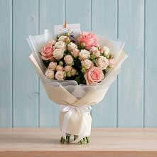 Букет цветов из:  Розы #REPLACE_PRED# Теткино